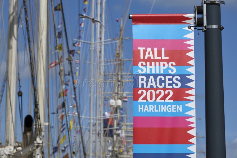 Tall Ships Races 2022 Harlingen banner with logo