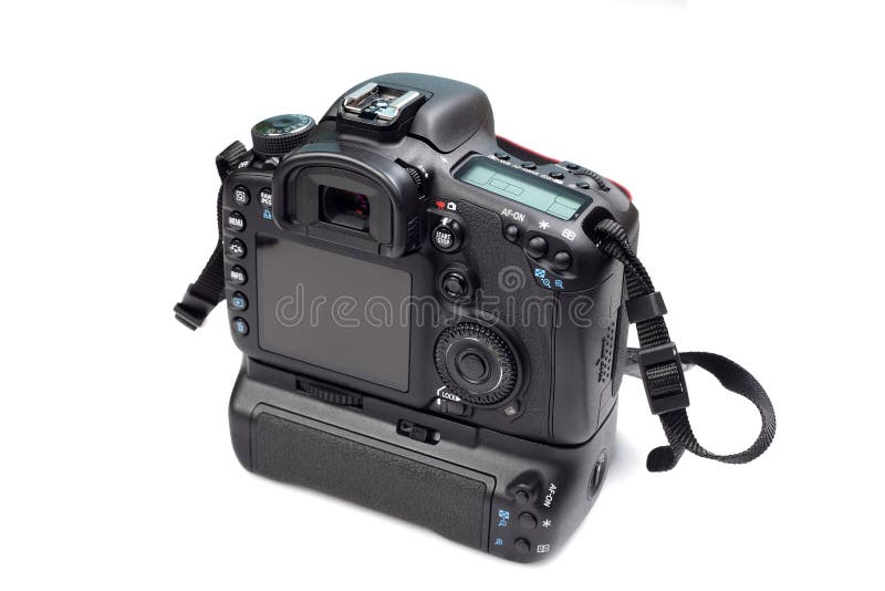 Download Dslr camera back view stock photo. Image of professional - 16222722