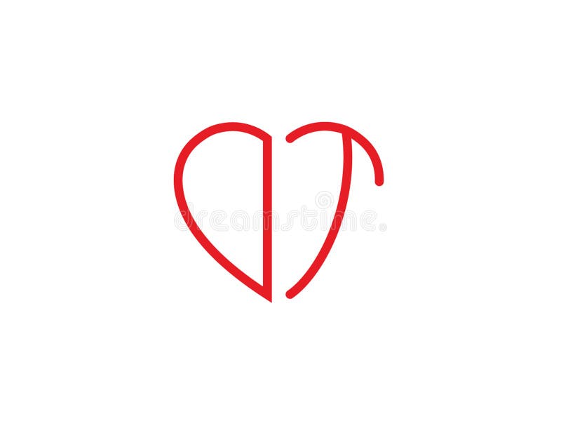 DT Parafuje kierowa rewolucjonistka barwiącego kształt miłości logo royalty ilustracja DT Parafuje kierowa rewolucjonistka barwiącego kształt miłości logo royalty ilustracja