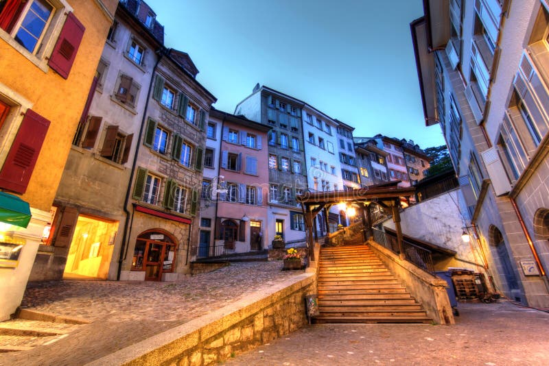 du escaliers lausanne marche switzerland arkivbild du escaliers lausanne marche switzerland arkivbild