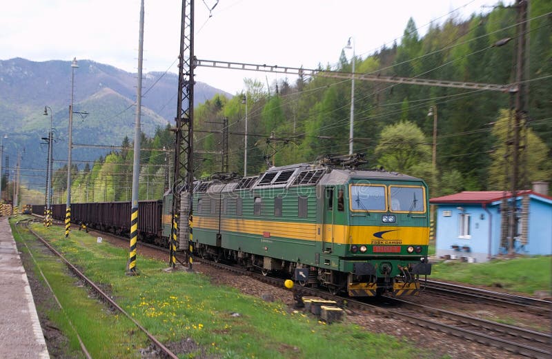 Dual Electric DC Diesel Locomotive stock images Dual Electric DC Diesel Locomotive stock images