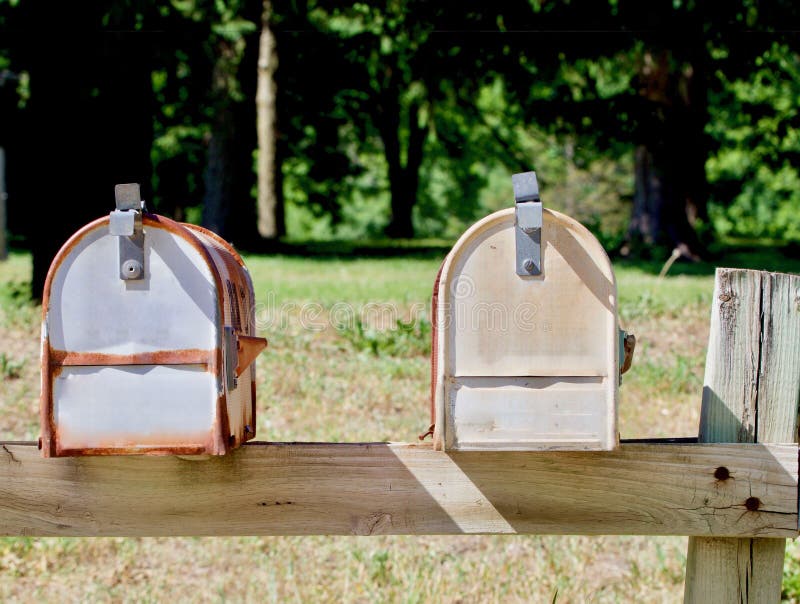 Rural Mailboxes stock image. Image of american, invertebrate 15349963