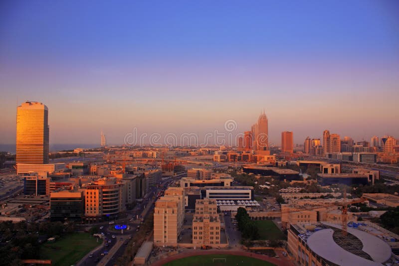 Dubai aerial view