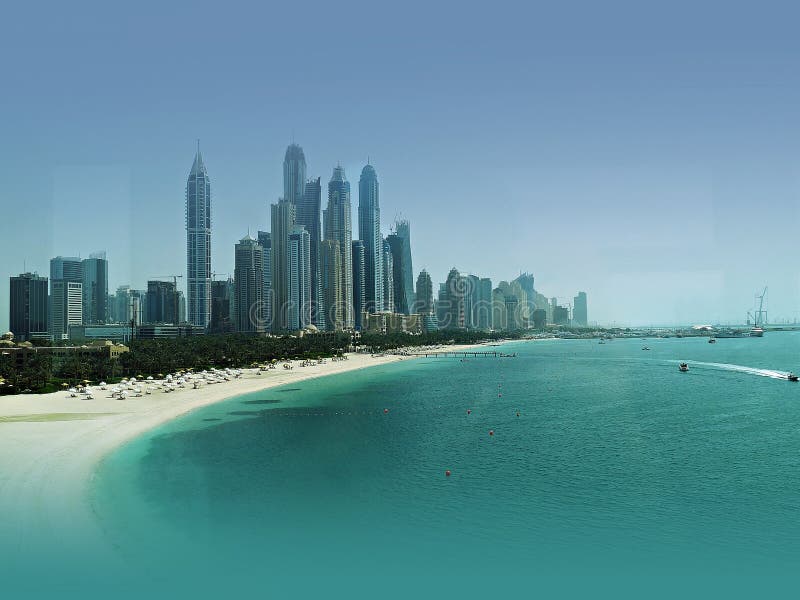 Dubai Beach Sea and Sites