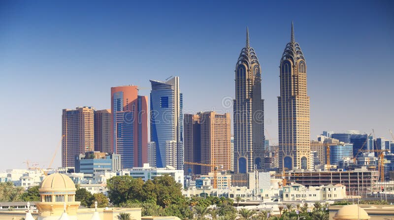 Dubai business centre royalty free stock images Dubai business centre royalty free stock images