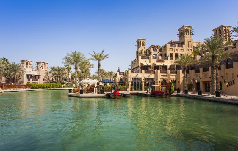 Dubai City View with Palm Trees Stock Photo Image of sunny, jumeirah