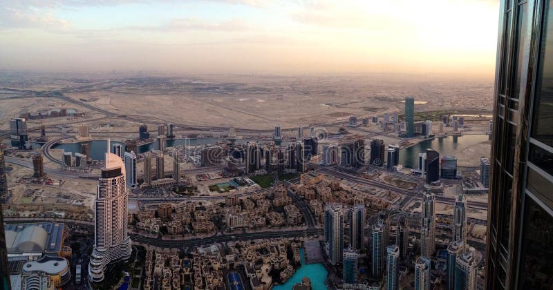 Dubai Downtown District skyline, United Arab Emirates. Dubai Downtown District skyline, United Arab Emirates