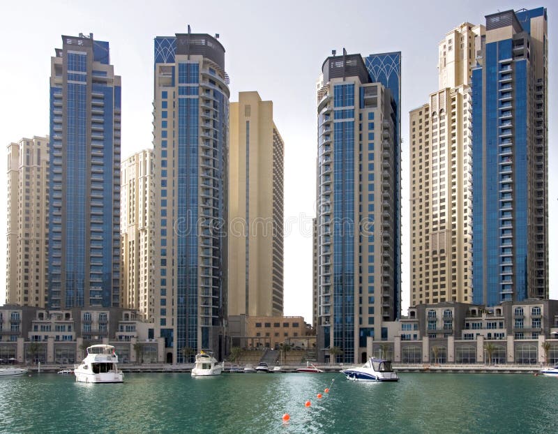 Dubai-Jachthafen-Ansicht