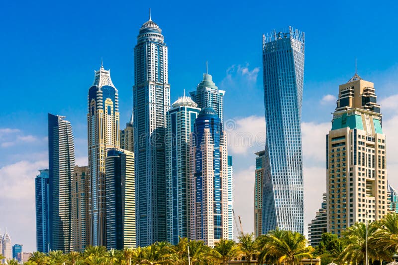Dubai-Jachthafen, UAE stockbild Dubai-Jachthafen, UAE stockbild