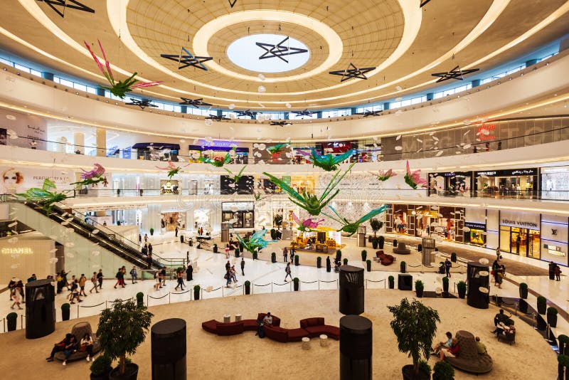 Dubai Mall Interior in Dubai, UAE Editorial Image Image of city, emirates 145943285