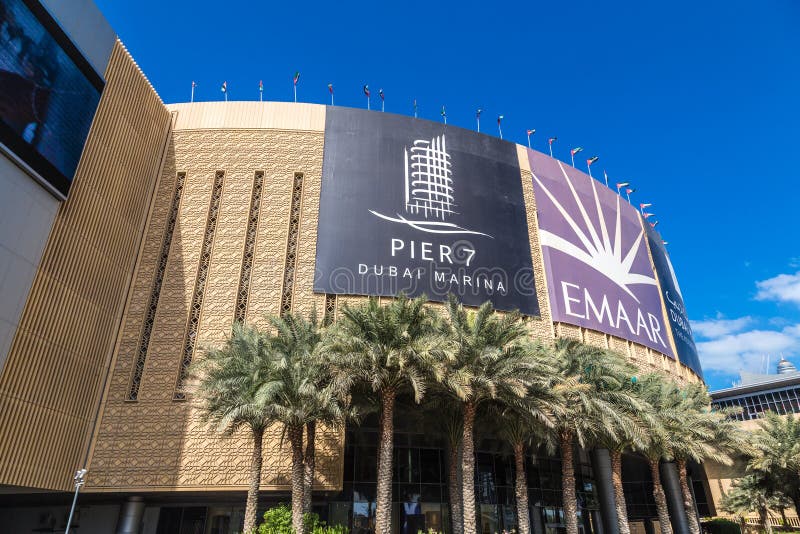 Dubai Marina Mall editorial photo. Image of landmark 197066331