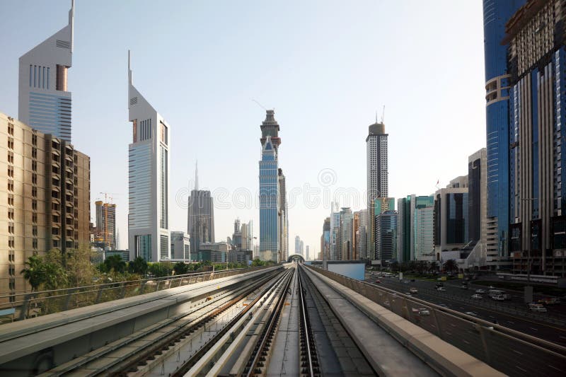 Dubai metro is first monorail in Middle East