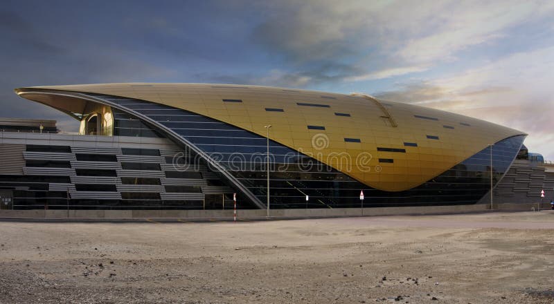 Dubai Metro Station royalty free stock photo