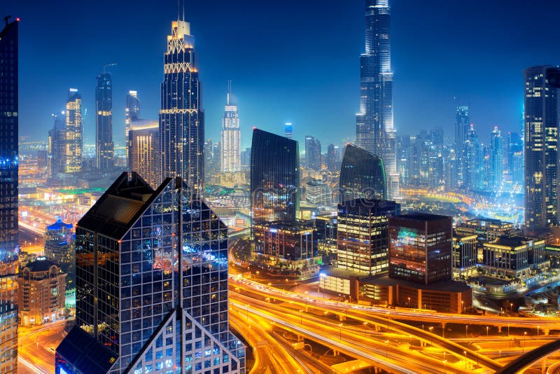 Dubai-Skyline, im Stadtzentrum gelegenes Stadtzentrum stockfotos Dubai-Skyline, im Stadtzentrum gelegenes Stadtzentrum stockfotos