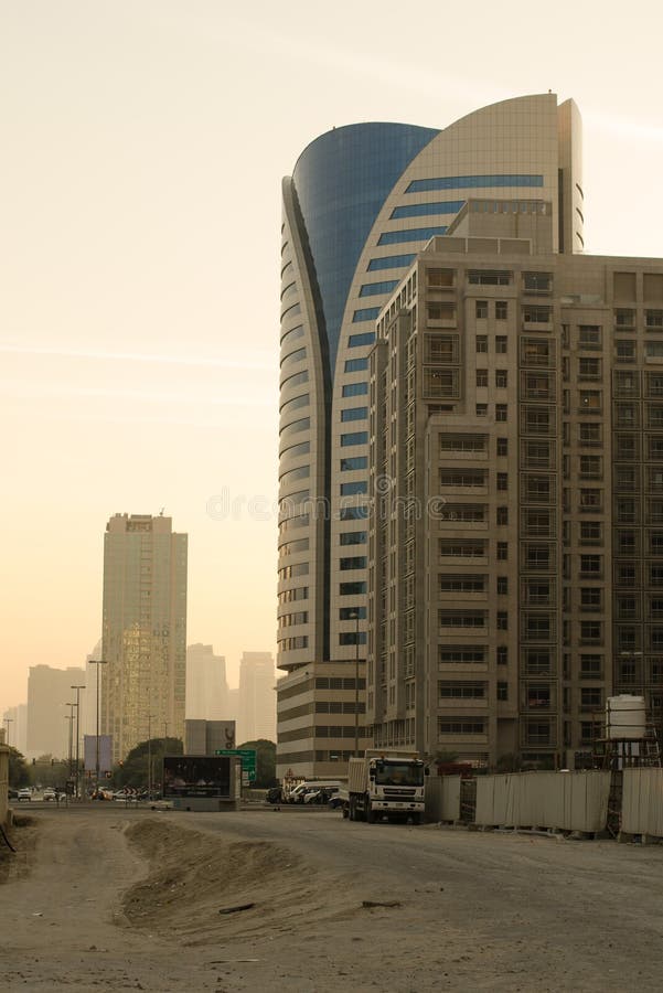 Dubai Glass Buildings Middle East Architecture, Dubai Editorial