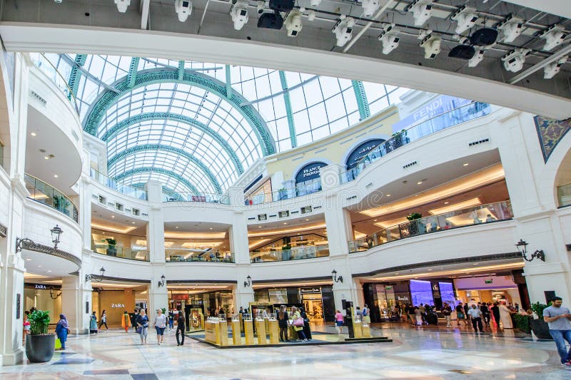 DUBAI, UAE - APRIL 07: Mall of the Emirates Interior April 07, 2019 in ...