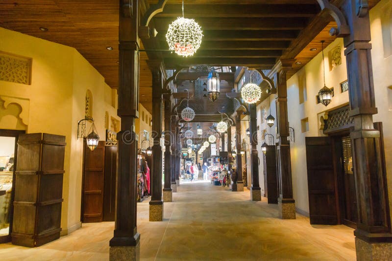 Dubai, UAE - January, 6, 2019.: Dubai spice souk in Deira district royalty free stock images Dubai, UAE - January, 6, 2019.: Dubai spice souk in Deira district royalty free stock images