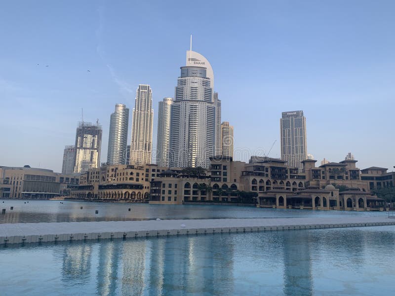 Dubai United Arab Emirates April 9 2022 View Of Downtown Dubai Dubai United Arab Emirates April 9 2022 View Of Downtown Dubai