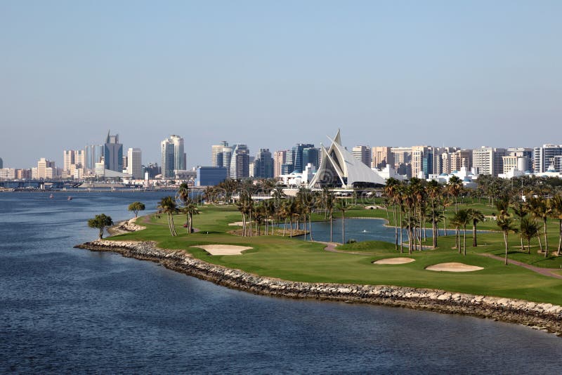 Dubaj zatoczki pole golfowe