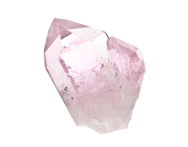 Dubbel roze kwartskristal