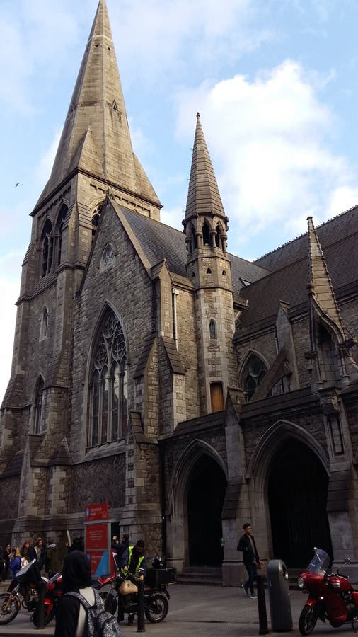 Dublin, Central Area, Church gotical architecture royalty free stock images Dublin, Central Area, Church gotical architecture royalty free stock images