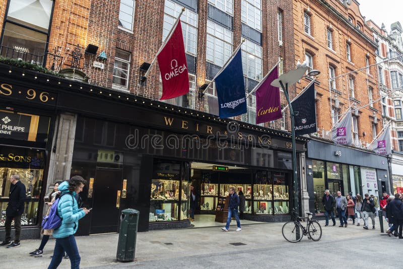 Weir and Sons Shop in Dublin, Ireland Editorial Stock Image - Image of ...