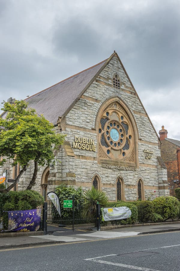 Dublin mosque building facade in Dublin royalty free stock photo