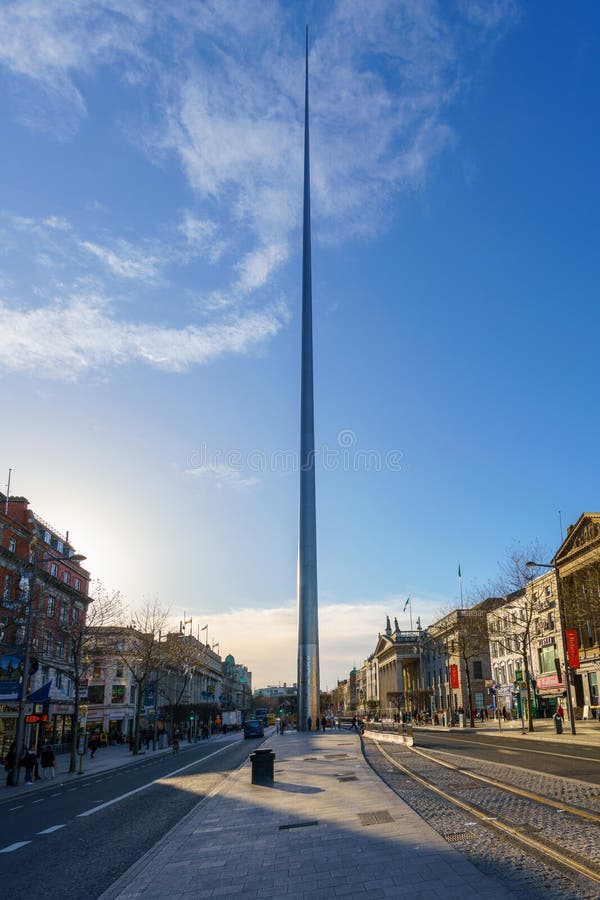  Dublin  O Connell Street With The Spire  Of Dublin  