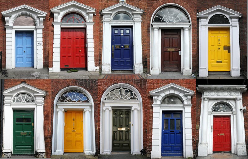 Dublin-Türen stockfotografie Dublin-Türen stockfotografie