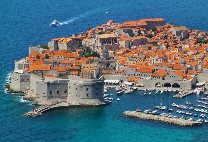 Dubrovnik Kroatien arkivbild Dubrovnik Kroatien arkivbild