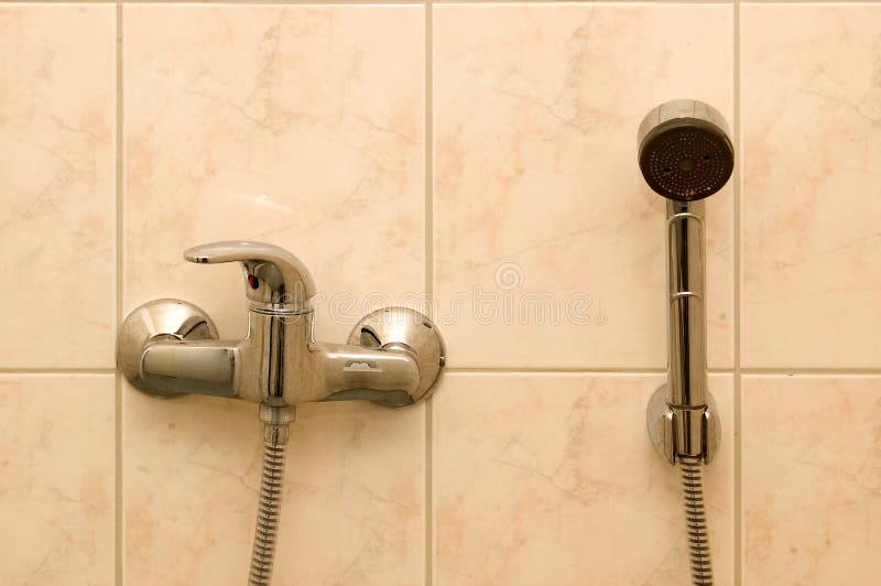 Ducha del cuarto de baño fotografía de archivo Ducha del cuarto de baño fotografía de archivo