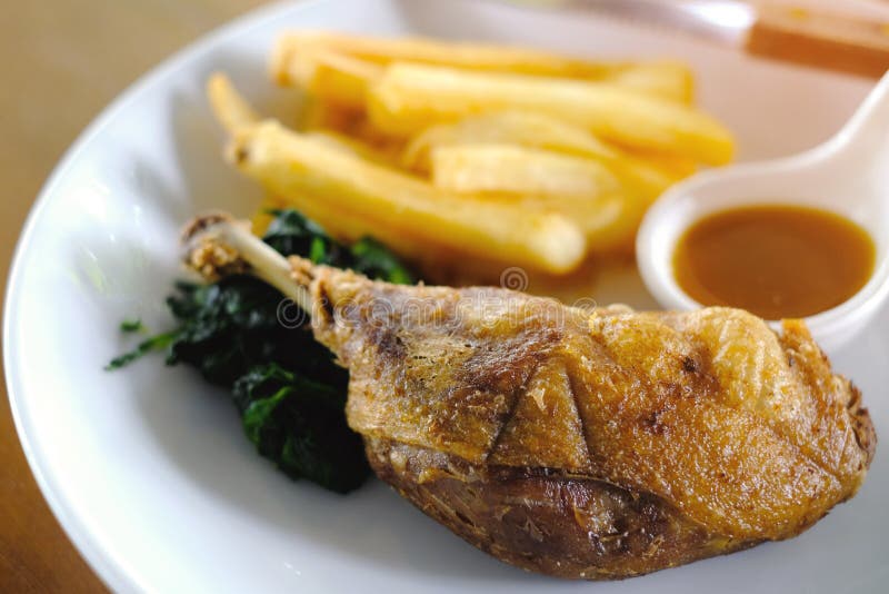 Duck Brrast in Orange Sauce Stock Photo Image of closeup, duck 103179532