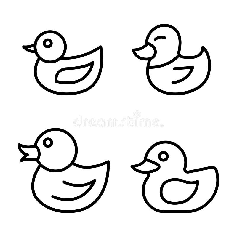 Duck Outline Svg