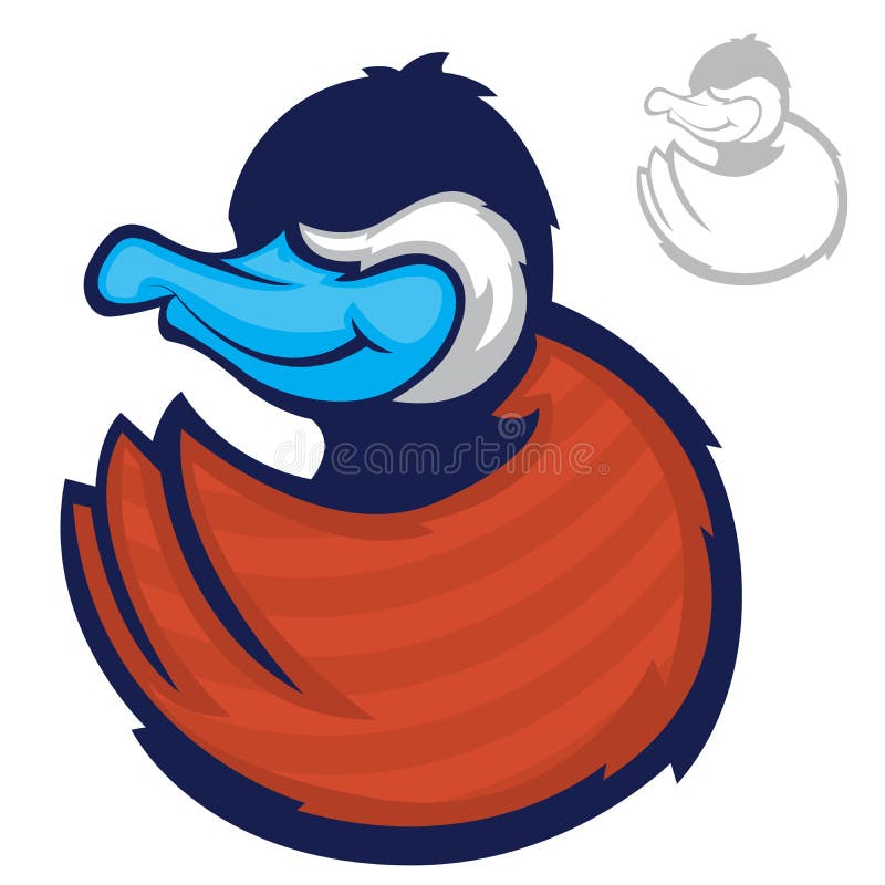 Duck Mascot stock vector. Illustration of quick, farm - 43647264