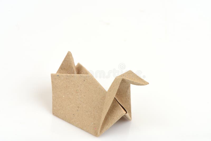 Origami Duck Stock Photo - Download Image Now - Origami, Bird