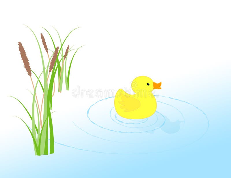 Download Ducky λάστιχο απεικόνιση αποθεμάτων. εικονογραφία από πορτοκάλι - 90896