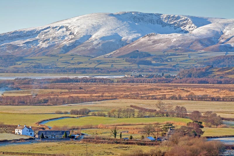 Duddon Estuary with Black Coombe Stock Image Image of fell, duddon