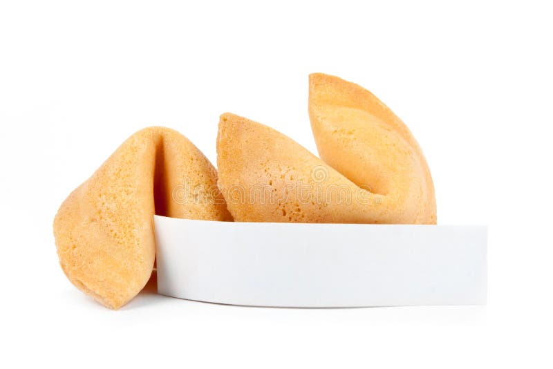 Due biscotti di fortuna immagini stock Due biscotti di fortuna immagini stock
