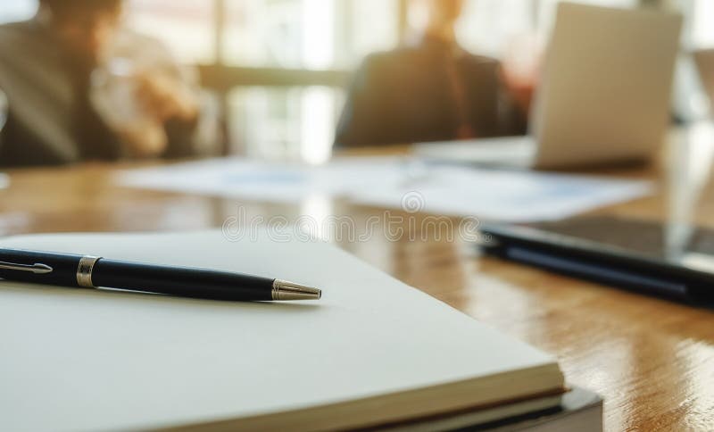 Due colleghi che discutono dati con un computer moderno e nuovo fotografie stock libere da diritti