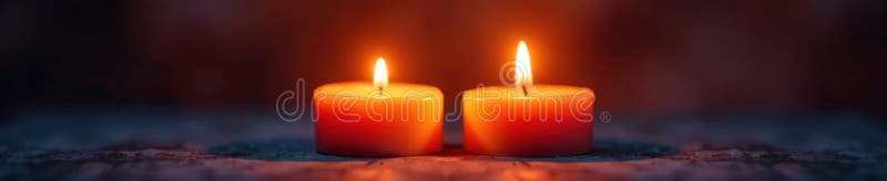 Due fiamma di candela sovrapposta effetto luce lampeggiante immagine astratta royalty illustrazione gratis