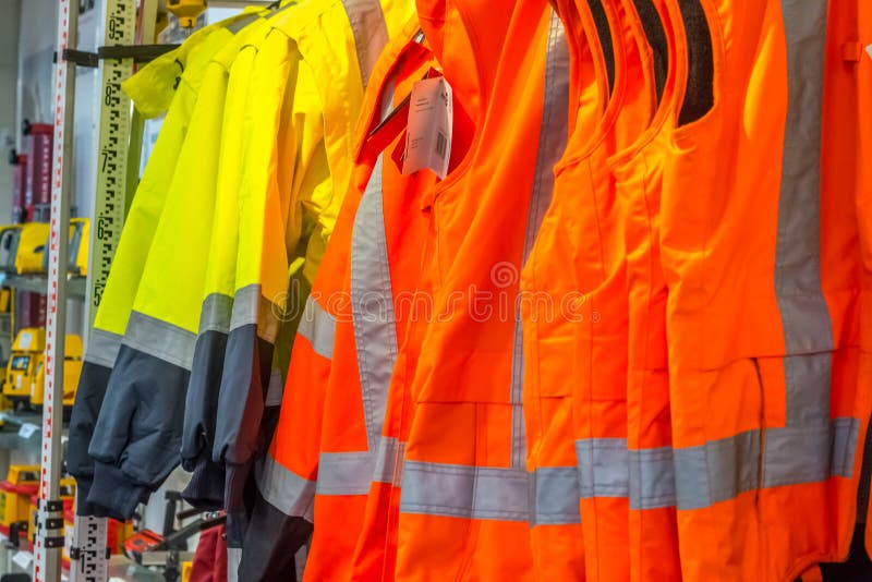 Health and safety equipment on display at a local hardware shop. royalty free stock photo Health and safety equipment on display at a local hardware shop. royalty free stock photo
