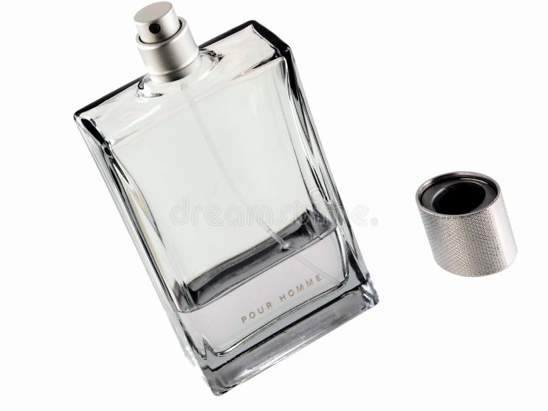 Perfume bottle isolated. Perfume bottle isolated