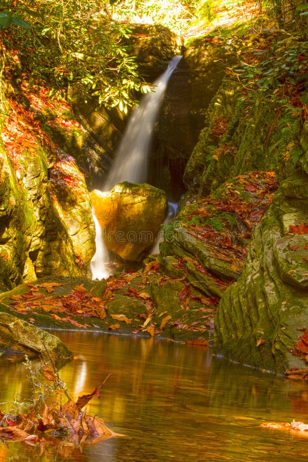 Dugger Creek falls stock photo. Image of serene, calm 30589390
