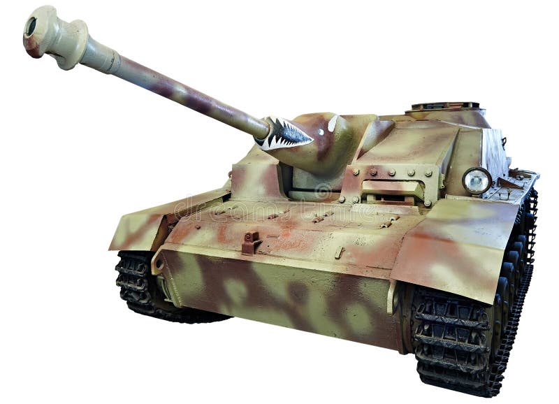 Duits aanvalskanon BR Kfz 142 StuG III StuG 40 geïsoleerde Ausf G stock foto's Duits aanvalskanon BR Kfz 142 StuG III StuG 40 geïsoleerde Ausf G stock foto's
