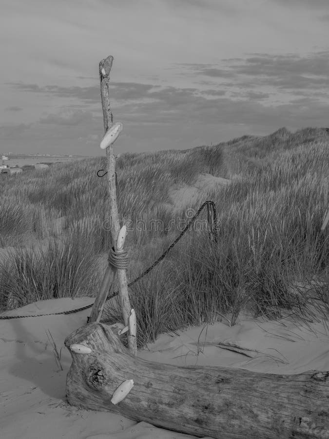 Duitse juist in de noordzee royalty-vrije stock fotografie