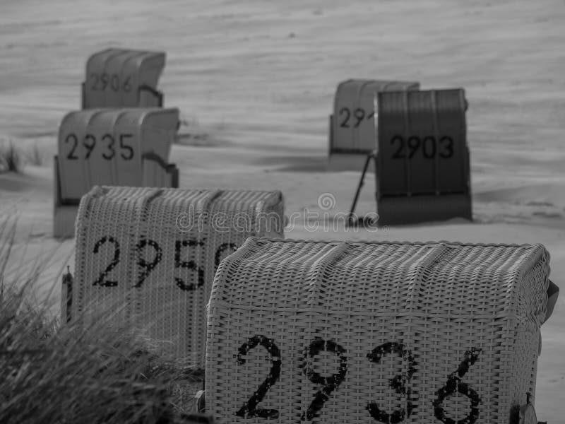 Duitse juist in de noordzee royalty-vrije stock foto