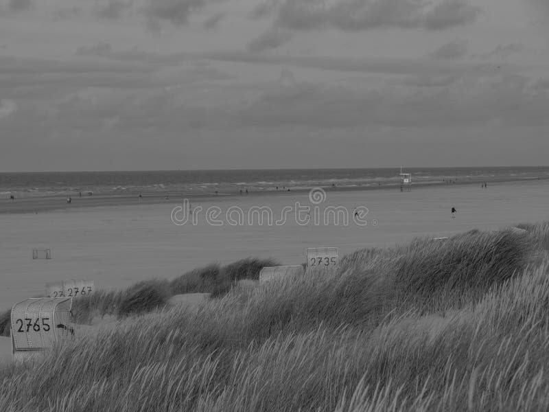 Duitse juist in de noordzee royalty-vrije stock afbeelding