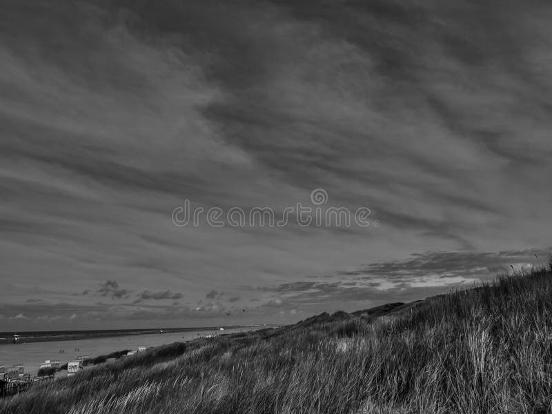 Duitse juist in de noordzee royalty-vrije stock foto's