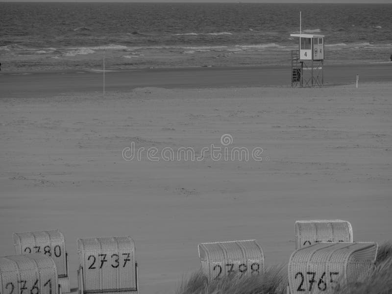 Duitse juist in de noordzee royalty-vrije stock afbeelding