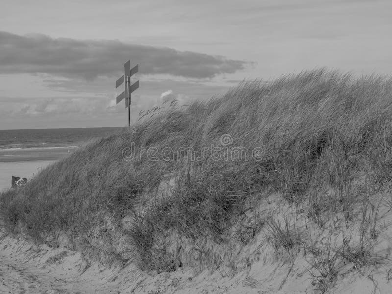 Duitse juist in de noordzee royalty-vrije stock afbeeldingen